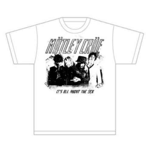 Motley Crue - Stencil Uni Wht  i gruppen MERCHANDISE / T-shirt / Hårdrock hos Bengans Skivbutik AB (5544954r)