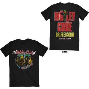 Mötley Crue - Dr Feelgood Circle Photo Black T-Shirt i gruppen VI TIPSAR / Nyinkommet Merch / Juni hos Bengans Skivbutik AB (5544957r)