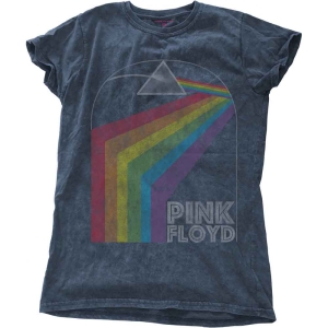 Pink Floyd - Prism Arch Snow Wash Lady Denim  i gruppen MERCHANDISE / T-shirt / Pop-Rock hos Bengans Skivbutik AB (5545041)
