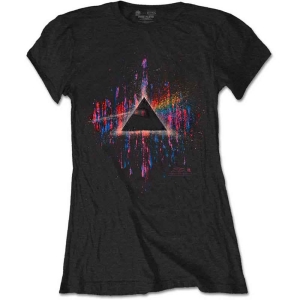 Pink Floyd - Dsotm Pink Splatter Lady Bl  i gruppen MERCHANDISE / T-shirt / Pop-Rock hos Bengans Skivbutik AB (5545556r)