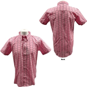 Pink Floyd - Courier Pattern Uni Pink Shirt:  S i gruppen MERCHANDISE / T-shirt / Pop-Rock hos Bengans Skivbutik AB (5545571r)