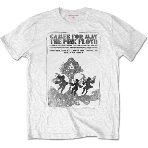 Pink Floyd - Games For May B&W Uni Wht  i gruppen MERCHANDISE / T-shirt / Pop-Rock hos Bengans Skivbutik AB (5545599r)