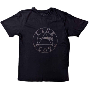 Pink Floyd - Circle Logo Hi-Build Uni Bl  i gruppen MERCHANDISE / T-shirt / Pop-Rock hos Bengans Skivbutik AB (5545626r)