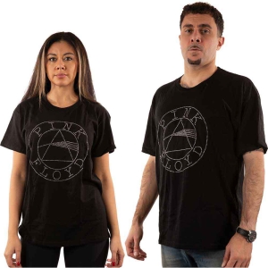 Pink Floyd - Circle Logo Diamante Uni Bl  i gruppen MERCHANDISE / T-shirt / Pop-Rock hos Bengans Skivbutik AB (5545660r)