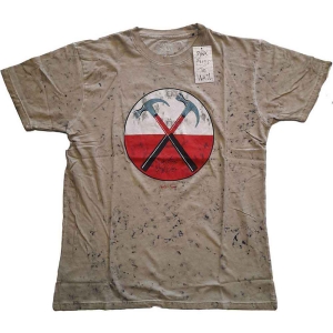 Pink Floyd - The Wall Hammers Snow Wash Uni Sand  i gruppen MERCHANDISE / T-shirt / Pop-Rock hos Bengans Skivbutik AB (5545666r)