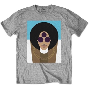 Prince - Art Official Age Uni Grey  i gruppen MERCHANDISE / T-shirt / Pop-Rock hos Bengans Skivbutik AB (5545861r)