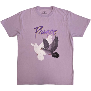 Prince - Doves Distressed Uni Purp  i gruppen MERCHANDISE / T-shirt / Pop-Rock hos Bengans Skivbutik AB (5545883r)
