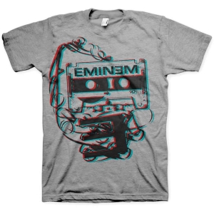 Eminem - Tape Uni Grey i gruppen MERCHANDISE / T-shirt / Hip Hop-Rap hos Bengans Skivbutik AB (5545920)