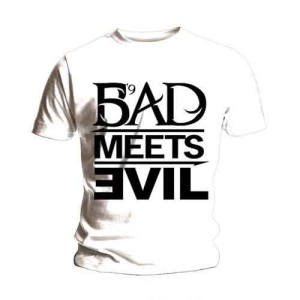 Eminem - Bad Meets Evil Uni Wht  i gruppen MERCHANDISE / T-shirt / Hip Hop-Rap hos Bengans Skivbutik AB (5546039r)