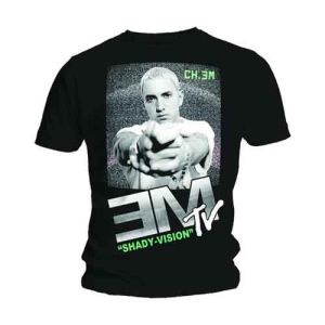 Eminem - Em Tv Uni Bl  i gruppen MERCHANDISE / T-shirt / Hip Hop-Rap hos Bengans Skivbutik AB (5546043r)