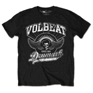 Volbeat - Rise From Denmark Uni Bl i gruppen MERCHANDISE / T-shirt / Hårdrock hos Bengans Skivbutik AB (5546183r)