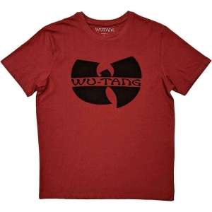 Wu-Tang Clan - Logo Uni Red  i gruppen MERCHANDISE / T-shirt / Hip Hop-Rap hos Bengans Skivbutik AB (5546191r)