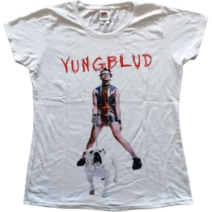 Yungblud - Strawberry Lipstick Lady Wht i gruppen MERCHANDISE / T-shirt / Pop-Rock hos Bengans Skivbutik AB (5546198r)