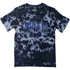 Nirvana - Nevermind Wavy Logo Uni Purp Dip-Dye i gruppen MERCHANDISE / T-shirt / Pop-Rock hos Bengans Skivbutik AB (5546451)