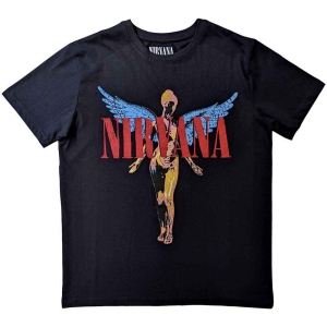 Nirvana - Angelic Uni Bl T-Shirt i gruppen MERCHANDISE / T-shirt / Pop-Rock hos Bengans Skivbutik AB (5546457r)