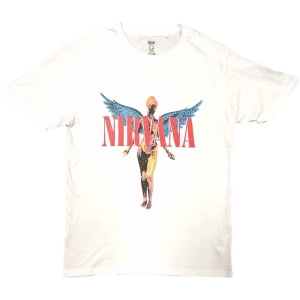 Nirvana - Angelic Uni Wht  i gruppen MERCHANDISE / T-shirt / Pop-Rock hos Bengans Skivbutik AB (5546458r)