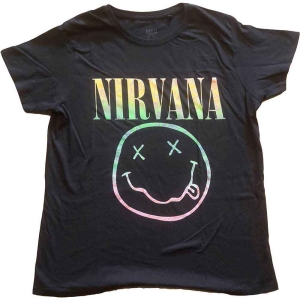 Nirvana - Sorbet Ray Happy Face Lady Bl  i gruppen MERCHANDISE / T-shirt / Pop-Rock hos Bengans Skivbutik AB (5546486r)