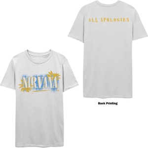 Nirvana - All Apologies Uni Wht  i gruppen MERCHANDISE / T-shirt / Pop-Rock hos Bengans Skivbutik AB (5546489r)