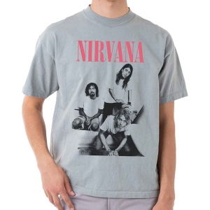 Nirvana - Bathroom Photo Uni Grey  i gruppen MERCHANDISE / T-shirt / Pop-Rock hos Bengans Skivbutik AB (5546490r)