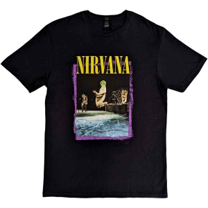 Nirvana - Stage Jump Uni Bl  i gruppen MERCHANDISE / T-shirt / Pop-Rock hos Bengans Skivbutik AB (5546491r)