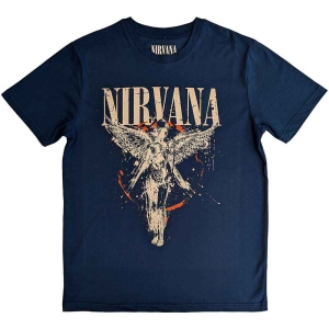 Nirvana - In Utero Uni Blue  i gruppen MERCHANDISE / T-shirt / Pop-Rock hos Bengans Skivbutik AB (5546495r)