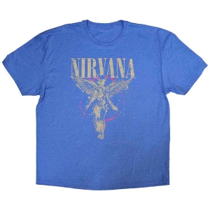 Nirvana - In Utero Uni Lht Blue  i gruppen MERCHANDISE / T-shirt / Pop-Rock hos Bengans Skivbutik AB (5546496r)