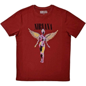 Nirvana - In Utero Uni Red  i gruppen MERCHANDISE / T-shirt / Pop-Rock hos Bengans Skivbutik AB (5546497r)