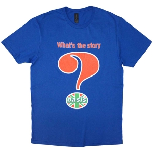Oasis - Question Mark Uni Blue i gruppen MERCHANDISE / T-shirt / Pop-Rock hos Bengans Skivbutik AB (5546501r)