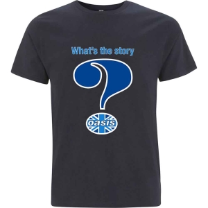 Oasis - Question Mark Uni Navy  i gruppen MERCHANDISE / T-shirt / Pop-Rock hos Bengans Skivbutik AB (5546502r)