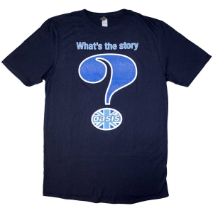 Oasis - Question Mark Uni Navy i gruppen MERCHANDISE / T-shirt / Pop-Rock hos Bengans Skivbutik AB (5546502r)