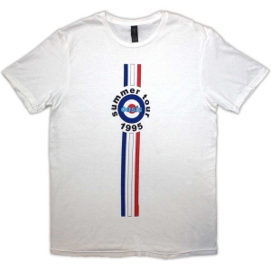 Oasis - Stripes '95 Uni Wht i gruppen MERCHANDISE / T-shirt / Pop-Rock hos Bengans Skivbutik AB (5546503r)