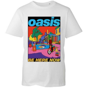 Oasis - Be Here Now Illustration Uni Wht  i gruppen MERCHANDISE / T-shirt / Pop-Rock hos Bengans Skivbutik AB (5546504r)