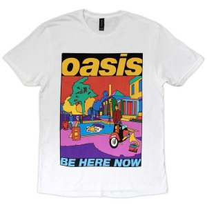 Oasis - Be Here Now Illustration Uni Wht i gruppen MERCHANDISE / T-shirt / Pop-Rock hos Bengans Skivbutik AB (5546504r)