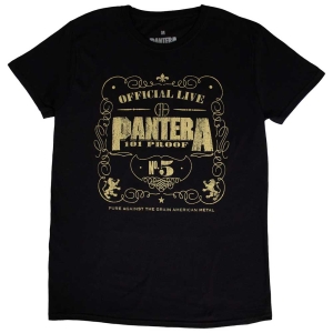 Pantera - 101 Proof Uni Bl i gruppen MERCHANDISE / T-shirt / Hårdrock hos Bengans Skivbutik AB (5546637r)