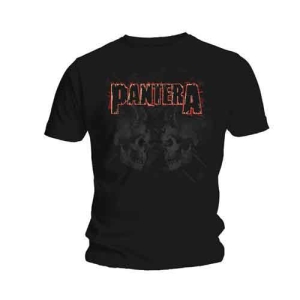 Pantera - Watermarked Skulls Uni Bl  i gruppen MERCHANDISE / T-shirt / Hårdrock hos Bengans Skivbutik AB (5546639r)