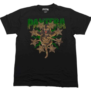 Pantera - Skull And Snake Diamante Uni Bl  i gruppen MERCHANDISE / T-shirt / Hårdrock hos Bengans Skivbutik AB (5546649r)