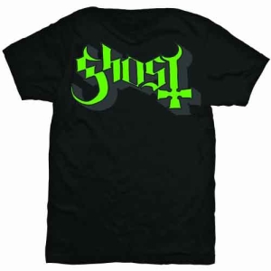 Ghost - Green/Grey Keyline Logo Uni Bl i gruppen MERCHANDISE / T-shirt / Hårdrock hos Bengans Skivbutik AB (5546662)