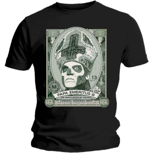 Ghost - Papa Cash Uni Bl i gruppen MERCHANDISE / T-shirt / Hårdrock hos Bengans Skivbutik AB (5546781r)