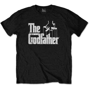 The Godfather - Logo White Uni Bl i gruppen MERCHANDISE / T-shirt / Film-Musikal hos Bengans Skivbutik AB (5547058)