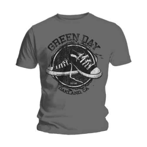 Green Day - Converse Uni Grey  i gruppen MERCHANDISE / T-shirt / Punk hos Bengans Skivbutik AB (5547142r)