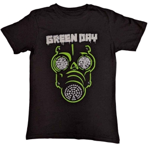Green Day - Green Mask Uni Bl  i gruppen MERCHANDISE / T-shirt / Punk hos Bengans Skivbutik AB (5547144r)