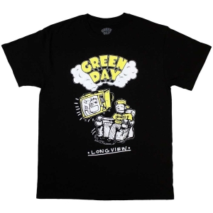 Green Day - Longview Doodle Uni Bl  i gruppen MERCHANDISE / T-shirt / Punk hos Bengans Skivbutik AB (5547153r)