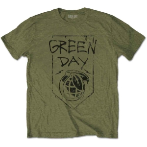 Green Day - Organic Grenade Uni Green i gruppen MERCHANDISE / T-shirt / Punk hos Bengans Skivbutik AB (5547157r)