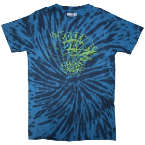 Green Day - Dookie Line Art Uni Blue Dip-Dye i gruppen MERCHANDISE / T-shirt / Punk hos Bengans Skivbutik AB (5547164r)