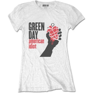 Green Day - American Idiot Lady Wht  i gruppen MERCHANDISE / T-shirt / Punk hos Bengans Skivbutik AB (5547184r)