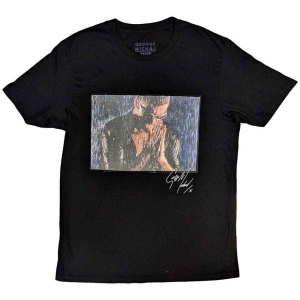 George Michael - Film Still Uni Bl  i gruppen MERCHANDISE / T-shirt / Pop-Rock hos Bengans Skivbutik AB (5547203r)
