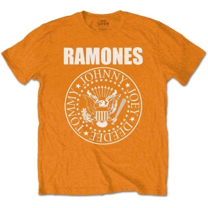 Ramones - Presidential Seal Boys T-Shirt Orange i gruppen MERCHANDISE / Merch / Punk hos Bengans Skivbutik AB (5547630)