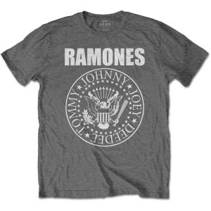 Ramones - Presidential Seal Boys T-Shirt Char i gruppen MERCHANDISE / Merch / Punk hos Bengans Skivbutik AB (5547694)