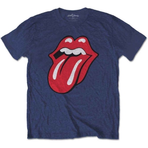 Rolling Stones - Classic Tongue Boys T-Shirt Navy i gruppen MERCHANDISE / Merch / Pop-Rock hos Bengans Skivbutik AB (5547695)