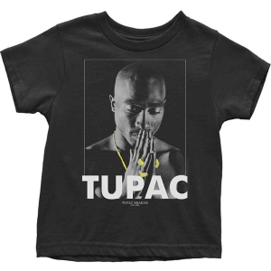 Tupac - Praying Toddler T-Shirt Bl i gruppen MERCHANDISE / Merch / Hip Hop-Rap hos Bengans Skivbutik AB (5548591r)